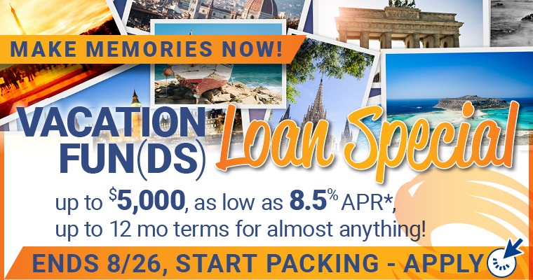 Vacation Funds Loan Special Banner